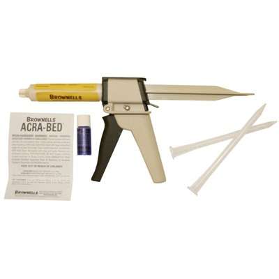 Brownells Acra-Bed Pre-Colored Epoxy Brown Accessory Kit