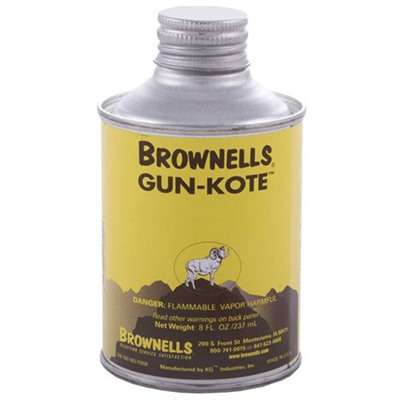 Brownells Gun-Kote Oven Cure Gun Finish 8 Ounce Gloss Gunmetal Blue Accessory