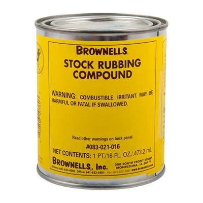 Brownells Stock Rubbing Compound Original 1 Pint Accessory