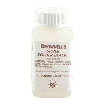Brownells Silver Solder Black 4 Ounce Accessory