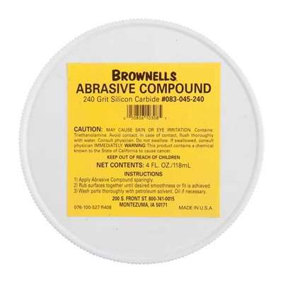 Brownells Silicon Carbide Abrasive Compound 240 Grit Accessory