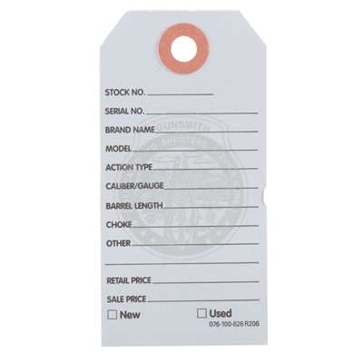Brownells Gun Price Tags Light Blue 500 Pack Accessory
