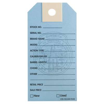 Brownells Gun Price Tags Light Blue 1000 Pack Accessory
