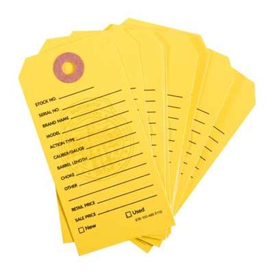 Brownells Gun Price Tags Yellow 500 Pack Accessory