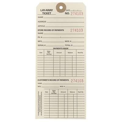 Brownells Lay-A-Way Tickets 100 Pack Accessory