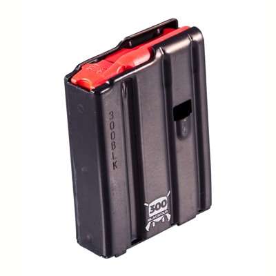 D&H Industries AR-15 300 Blackout Aluminum Magazine 10 Round Red Follower