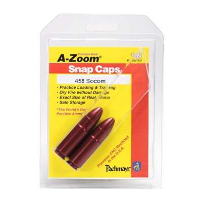 A-Zoom 458 SOCOM Snap Cap Blue Reloading Accessory 2 Pack