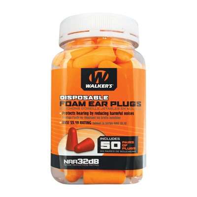 Walkers Foam Earplugs 50 Pair Inside The Ear Accessory