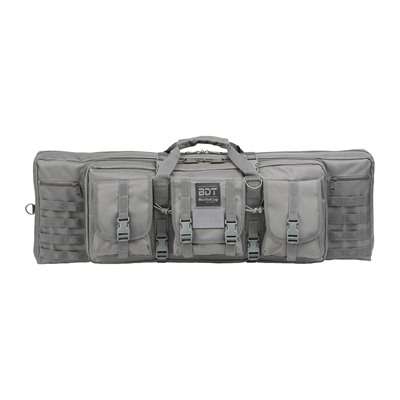 Bulldog Cases Deluxe Single Tactical Rifle Case 36 Inch Seal Gray Carbine