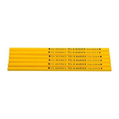 Brownells Mark-On Anything Pencils Yellow 6 Pack Accessory