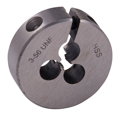Brownells Round Wire Gauge Carbon Die 13/16 Inch Diameter 3-56 Thread Reloading Tool