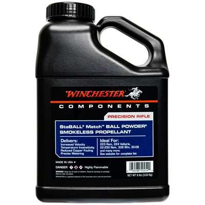 Winchester Staball Match 8 Pound Smokeless Rifle Powder