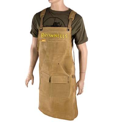 Brownells Waxed Canvas Shop Apron Brown Accessory