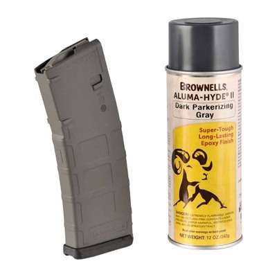 Brownells Aluma-Hyde II Matte Dark Parkerizing Gray 12 Ounce Aerosol Finish