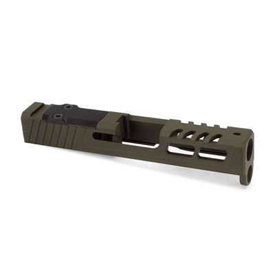 ZPS.2 SLIDE GLOCK 43/43X 9MM LUGER OPTIC READY OD GREEN