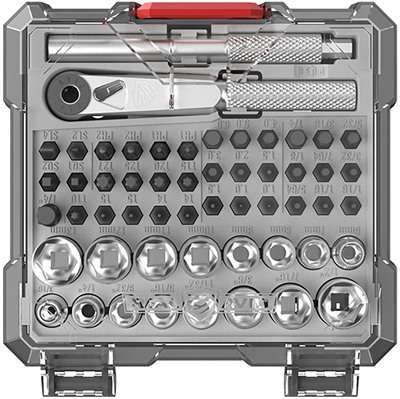 X3 DRIVER 52-PIECE SOCKET & GUNSMITHING BIT SET 1 X3 DRIVER 52-PIECE SOCKET & GUNSMITHING BIT SET