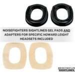 SIGHTLINES ADAPTER PLATES FOR HL IMPACT SPORTS BLACK