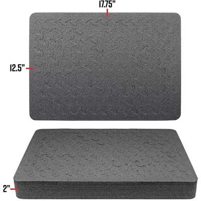 Eylar Ragar Foam Insert 17.75 x 12.5 Inch Camera Drone Case Accessory