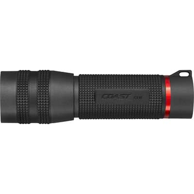 Coast GX10 550 Lumen Handheld Flashlight with Pure Beam Black