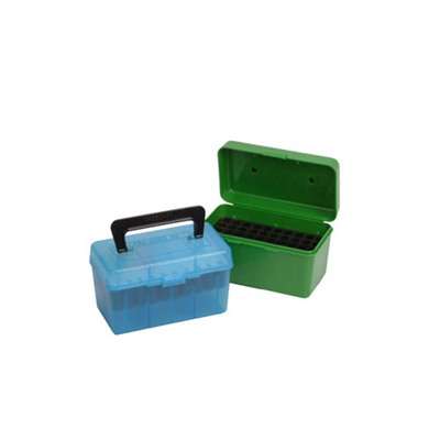 MTM Deluxe Handle Carry Rifle Ammo Box 50 Round