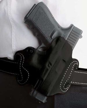 DeSantis Mini Slide Outside Waistband Right Hand Smith and Wesson M&P Shield 9/40 Black Holster