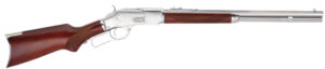 Taylors & Company 550247 1873 357 Mag Caliber with 10+1 Capacity, 20" Barrel, Silver Metal Finish & Walnut Fixed Pistol Grip Stock Right Hand (Full Size)