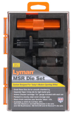 Lyman 458 Socom 4-Die Reloading Tool Set
