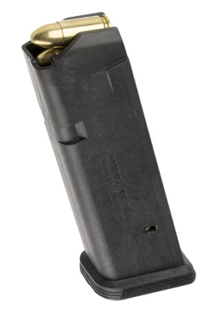 Magpul MAG546BLK PMAG GL9 17rd 9mm Luger Compatible w/Glock 17/19/26/34/45 Black Polymer