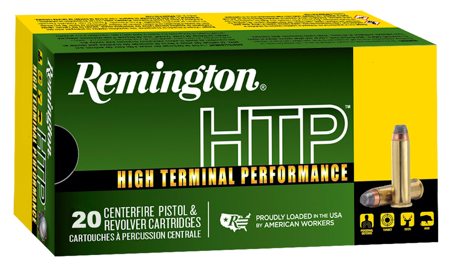 Remington Ammunition 22248 HTP 380ACP 88gr Jacketed Hollow Point 20 Per Box/25 Case 1 Remington Ammunition 22248 HTP 380ACP 88gr Jacketed Hollow Point 20 Per Box/25 Case