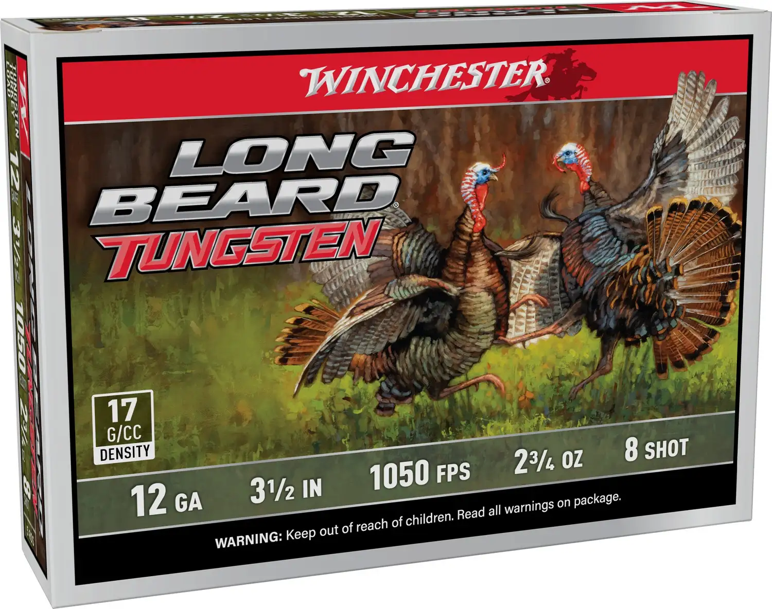 WINCHESTER 12 GA 3-1/2" #8 LONG BEARD TS17 2-3/4 OZ 5RD/BX 10BX/CS 1 WINCHESTER 12 GA 3-1/2" #8 LONG BEARD TS17 2-3/4 OZ 5RD/BX 10BX/CS