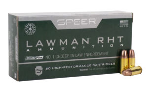 Speer 53365 Lawman Training RHT 9mmLuger 100gr SinterFire Frangible 50 Per Box/20 Case