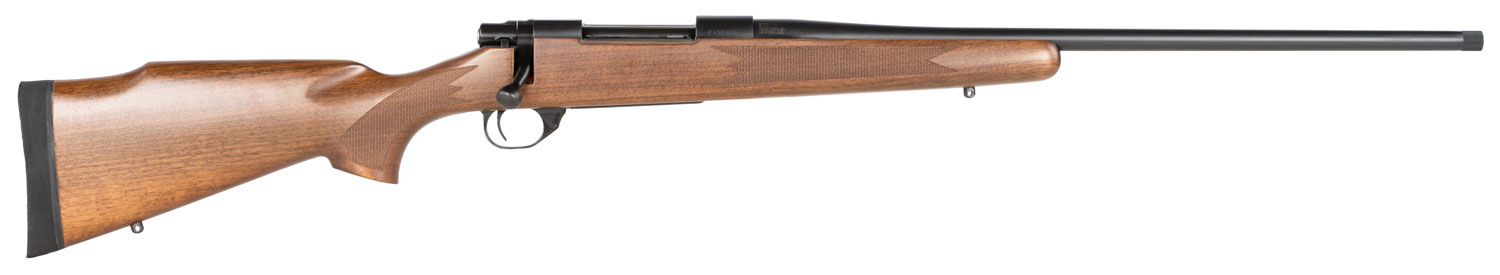 Howa M1500 Standard Hunter 243 Winchester 22 Inch Rifle 1 Howa HWH243 M1500 Standard Hunter 243 Win 5+1 22" Black Steel Threaded Barrel, Black Steel Receiver, Walnut Wood Stock