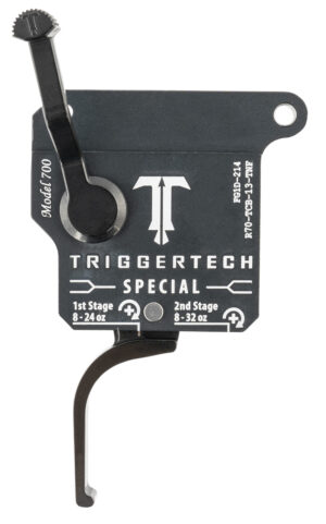TriggerTech R70TCB13TNF Special Two-Stage Flat Trigger with 1-3.50 lbs Draw Weight & Matte Gray w/Black Parts Finish for Remington 700 Right