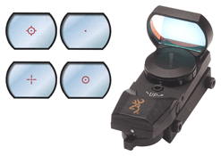 BROWNING BUCK MARK REFLX SIGHT – 4-RETICLES MATTE BLACK