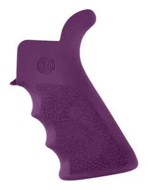 Hogue AR-15 Beavertail Grip with Finger Grooves Purple Accessory