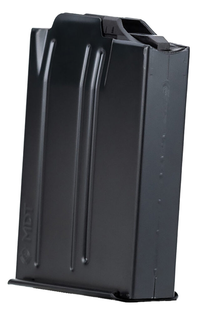 Mdt Sporting Goods Inc 104760BLK AICS Magazine 10rd Extended 223 Rem Black Steel w/ Polymer Extended Feed Lips