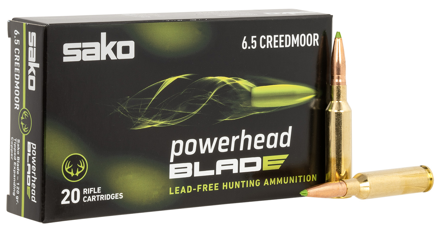 SAKO (TIKKA) PowerHead Blade 6.5Creedmoor 120gr 20 Per Box/10 Case 1 SAKO (TIKKA) PowerHead Blade 6.5Creedmoor 120gr 20 Per Box/10 Case