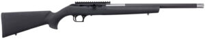 Magnum Research SBA22WMH Magnum Lite Straight Bolt 22 WMR 9+1 19" Black Threaded Barrel, Black Anodized Aluminum Receiver w/Picatinny Rail, Black Hogue OverMolded Polymer Stock