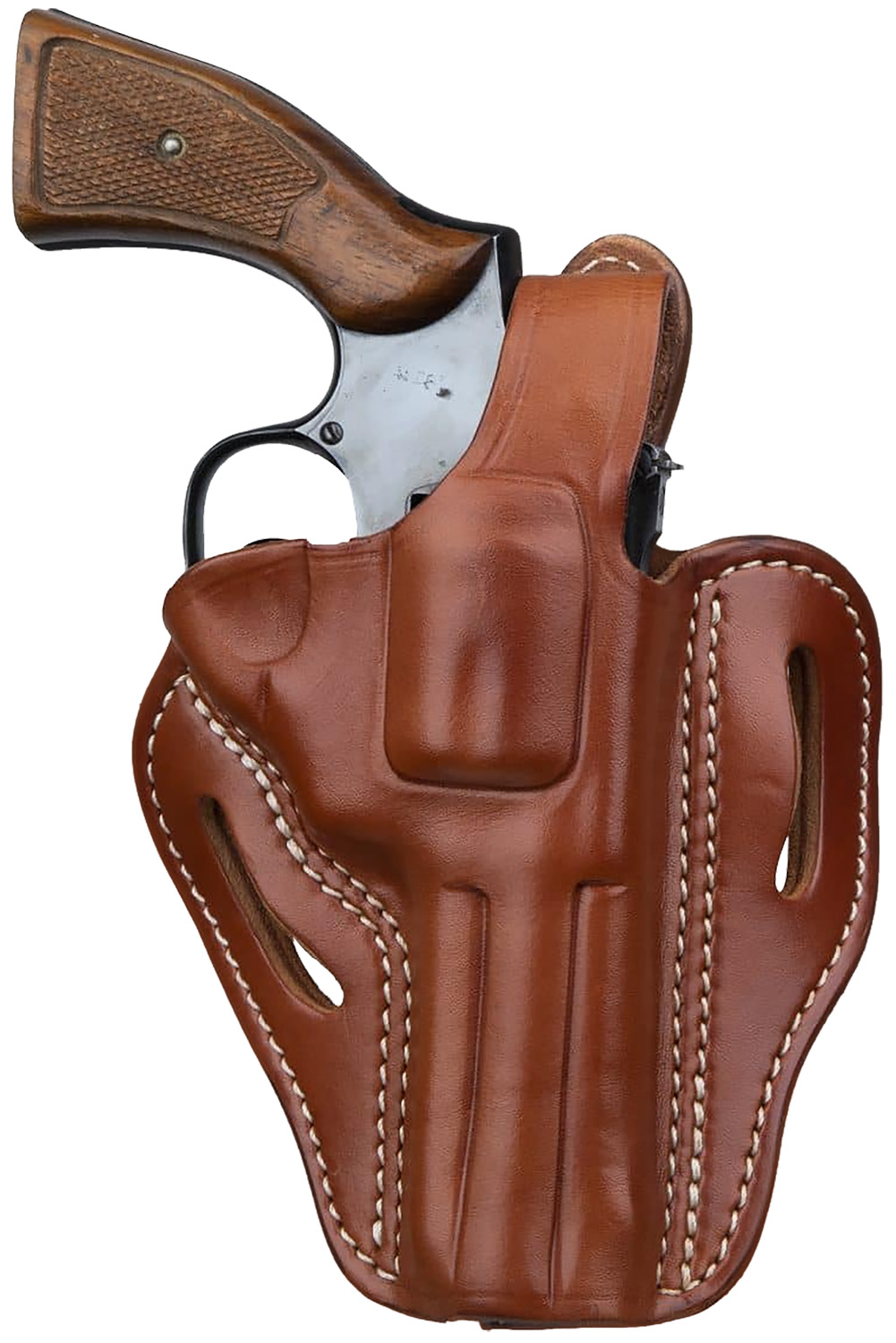 1791 Gunleather RVHX-2 OWB Holster 1 1791 Gunleather RVHX2CBRR RVHX-2 OWB Size 02 Classic Brown Leather Fits Up to 4" Barrel, K/L-Frame, Belt Slide Right Hand