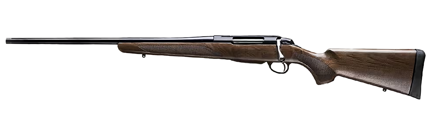 Tikka T3x Hunter 7mm Remington Magnum Rifle 1 Tikka JRTXA47022MT T3x Hunter Full Size 7mm Rem 3+1 22.40" Matte Blued Threaded Barrel, Blued Drilled & Tapped Steel Receiver, Fixed Oiled Walnut Stock, Left Hand