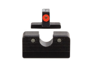 Trijicon 601000 HD XR Night Sight Set Green Tritium/Orange Outline Front, Green Tritium Rear, Black Frame, Fits FN 509