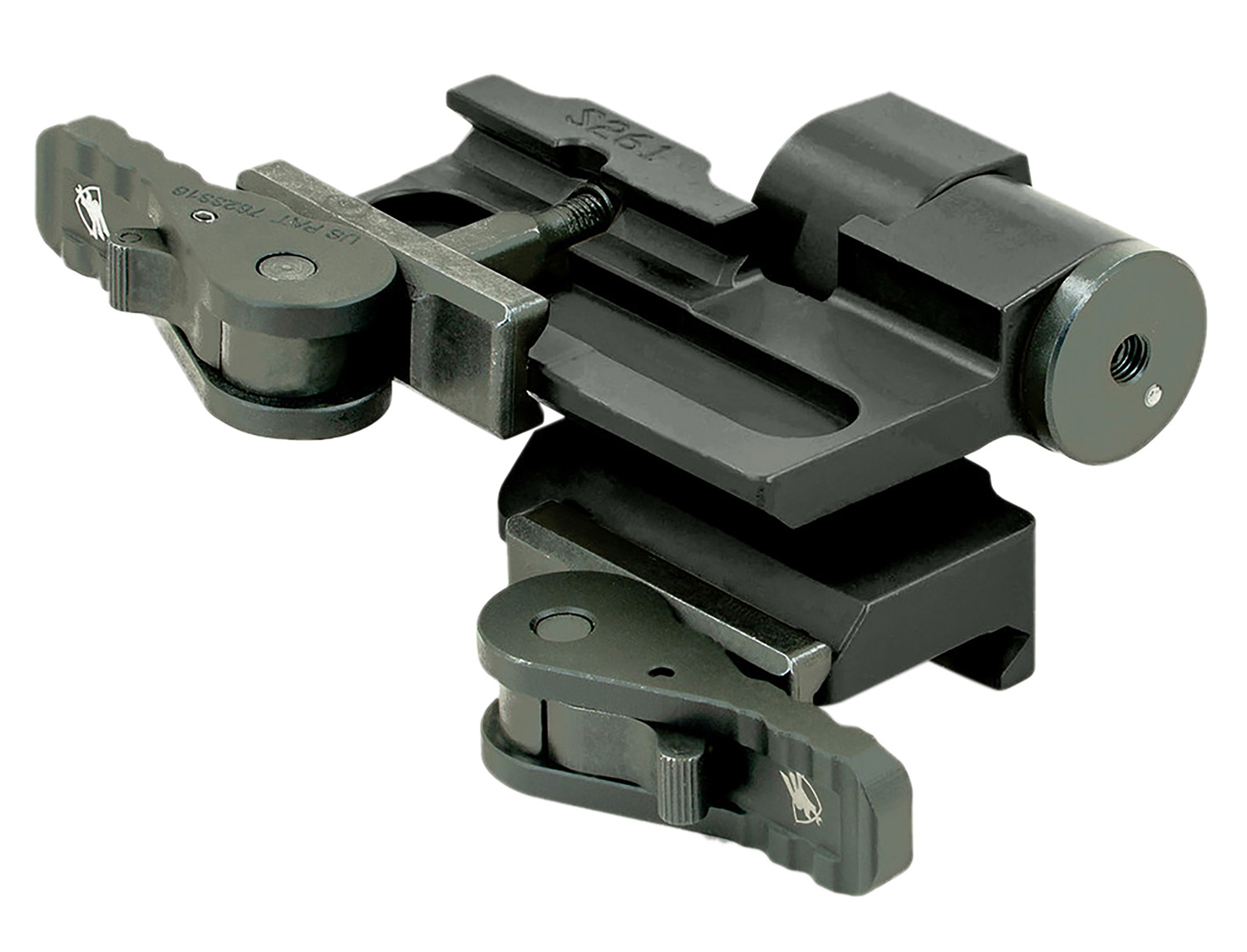 Nocpix AC55 ADM QR Flip to Side Picatinny Rail 1 Nocpix AC55 ADM QR Flip To Side Picatinny Rail Black Anodized Aluminum, Fits Rico Micro/RL252V2/RH252V2