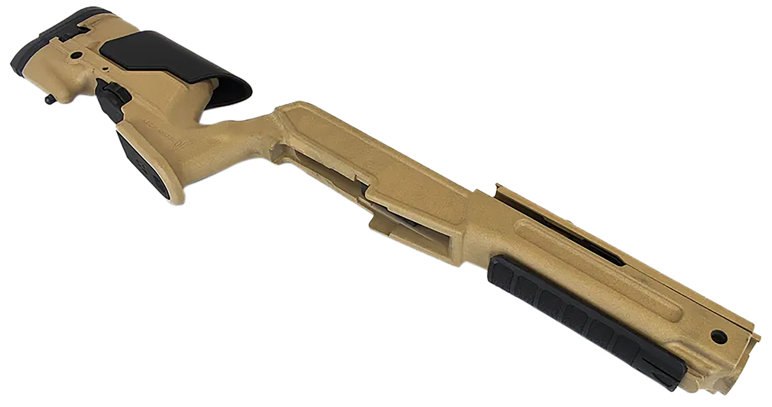 Archangel Precision Stock for Ruger Mini-14 Rifle Accessory 1 Archangel AAMINIDT Precision Stock Desert Tan Synthetic Fixed with Adjustable Cheek Riser for Ruger Mini-14, Mini Thirty