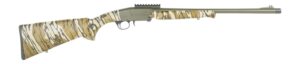 Charles Daly 930426 101  Compact 20 Gauge Break Open 3" 1rd Black Steel Single Shot Barrel & Receiver w/Picatinny Rail, Fixed Mossy Oak Bottomland Synthetic Stock, Beretta Benelli Mobil Choke System