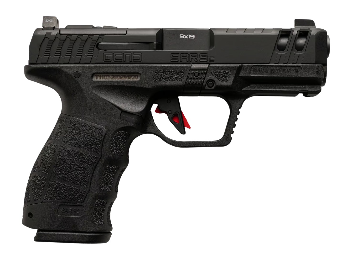 SAR USA SAR9CG3BL10 SAR9 9MM 10+10 COMPACT BLK 1 SAR USA SAR9CG3BL10 SAR9 9MM 10+10 COMPACT BLK