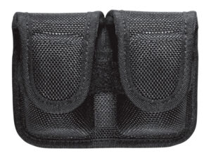Bianchi 17400 7301 SpeedLoader Pouch Double Black Accumold Hook & Loop Belts 2-2.25″ Wide Compatible w/ 38/357