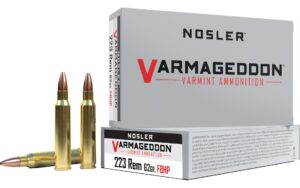 Nosler 223 Remington 62 Grain Varmint Hollow Point Ammunition 20 Round Box