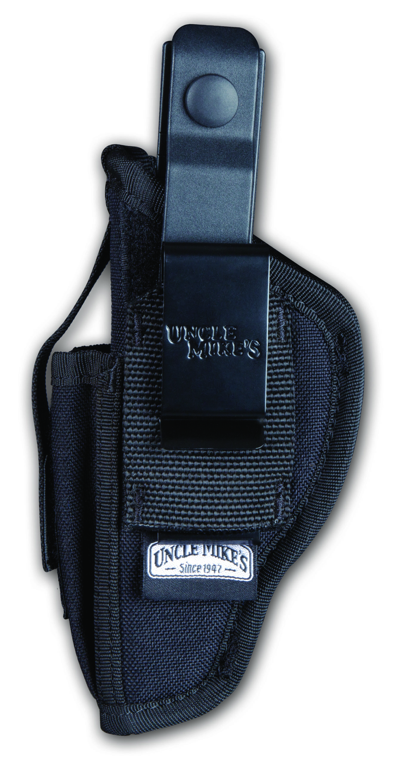 Uncle Mike's 70020 Sidekick Hip Holster IWB/OWB Size 02 Black Kodra Nylon Belt Clip Fits Med/Large DA Revolver Fits 3-4" Barrel Ambidextrous 1 Uncle Mike's 70020 Sidekick Hip Holster IWB/OWB Size 02 Black Kodra Nylon Belt Clip Fits Med/Large DA Revolver Fits 3-4" Barrel Ambidextrous