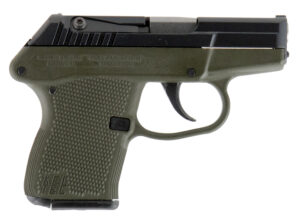 Kel-Tec P32BGRN P-32  32 ACP Caliber with 2.68" Barrel, 7+1 Capacity, Green Finish Aluminum Frame, Serrated Blued Steel Slide & Green Polymer Grip