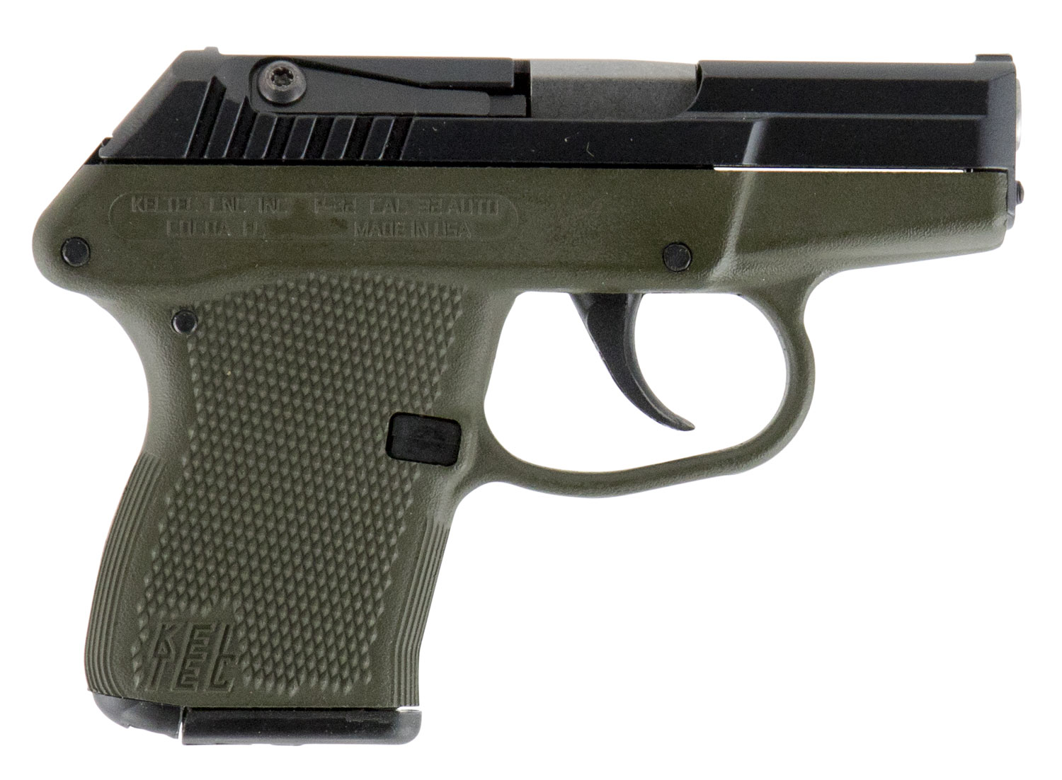 Kel-Tec P32BGRN P-32 32 ACP Caliber with 2.68" Barrel, 7+1 Capacity, Green Finish Aluminum Frame, Serrated Blued Steel Slide & Green Polymer Grip 1 Kel-Tec P32BGRN P-32 32 ACP Caliber with 2.68″ Barrel, 7+1 Capacity, Green Finish Aluminum Frame, Serrated Blued Steel Slide & Green Polymer Grip